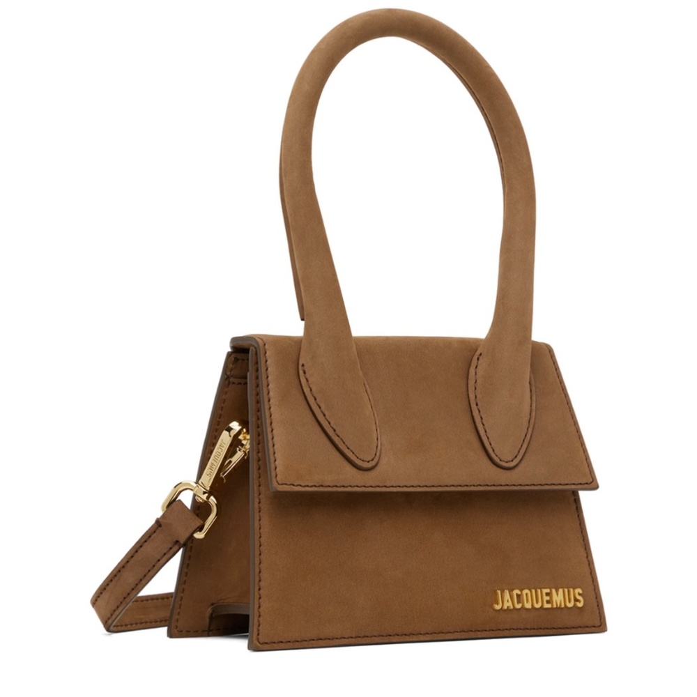 JACQUEMUS Brown Top Handle Bag